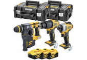 DeWALT DCK377P3T Jeu d'outils a batterie (DCD708+DCF809+DCH273+18V/3x5.0Ah) 2xTstak